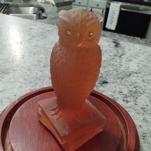 Vintage Owl  Amber